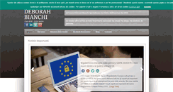 Desktop Screenshot of deborahbianchi.it